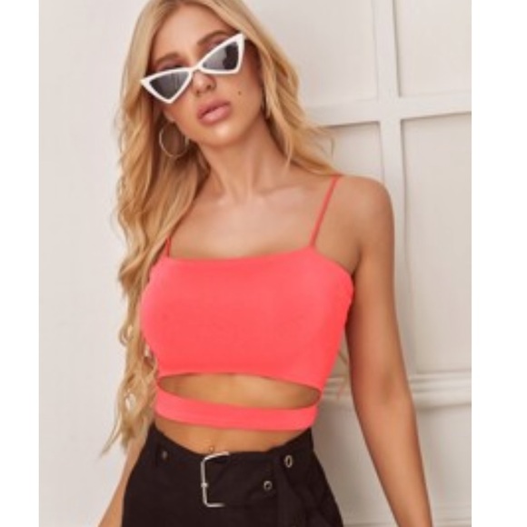 SHEIN CUTOUT CROP TOP! - Picture 6 of 6